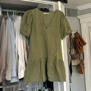 Green Abercrombie dress